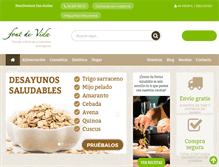 Tablet Screenshot of fontdevida.com